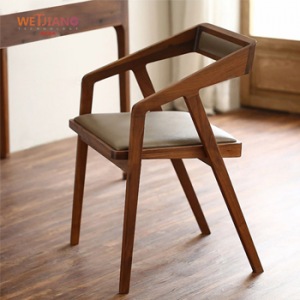 实木餐椅 WJ-832书椅