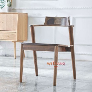 实木餐椅   WJ-166书椅