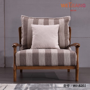 布艺休闲沙发椅  WJ-8201