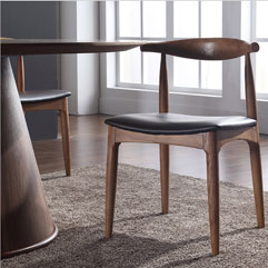 牛角椅休闲餐桌椅图片