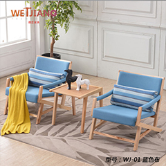 酒店布艺餐椅扶手椅