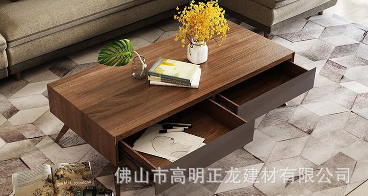 北欧实木餐桌茶几