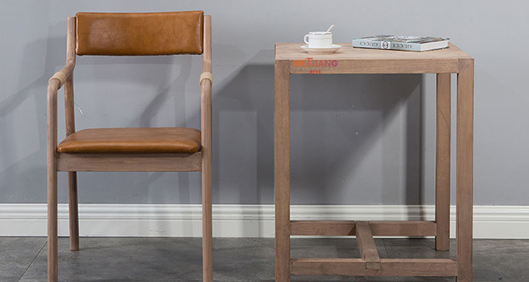 奶茶店实木餐桌