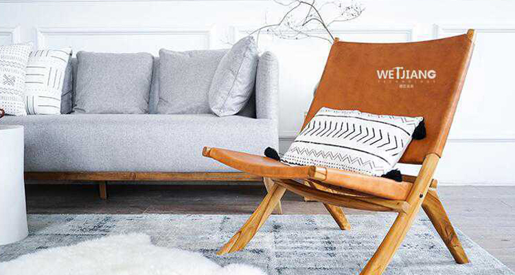 外贸实木餐椅马鞍椅