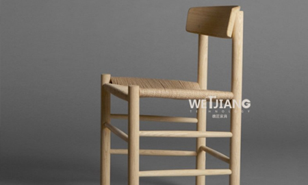 北欧牛皮纸绳编椅