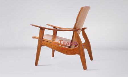 酒店实木休闲椅子