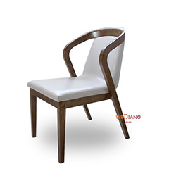 酒店布艺餐椅休闲靠背椅