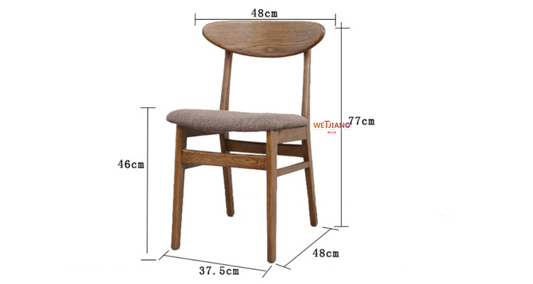 实木餐椅薯片椅尺寸