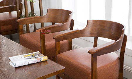 实木餐椅厚坐垫餐椅